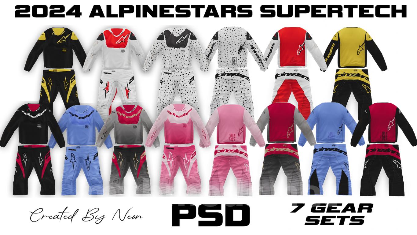 2024 Alpinestars SuperTech Gear Set