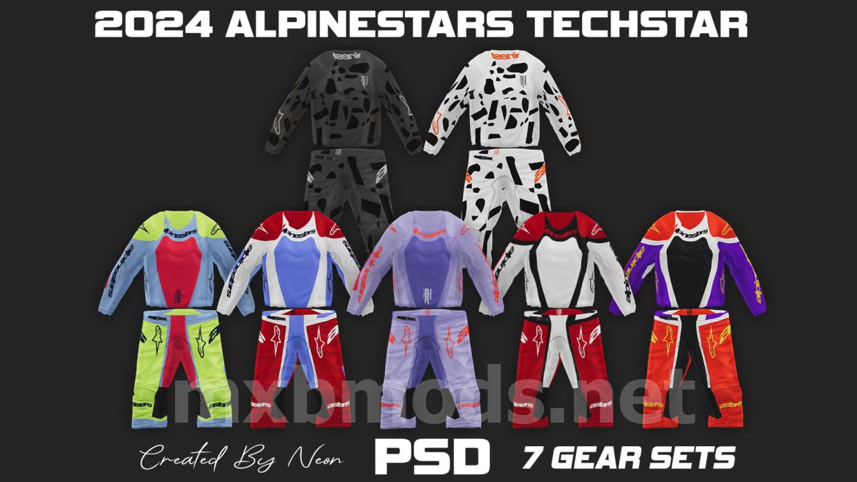 2024 Alpinestars Techstar Gear Set
